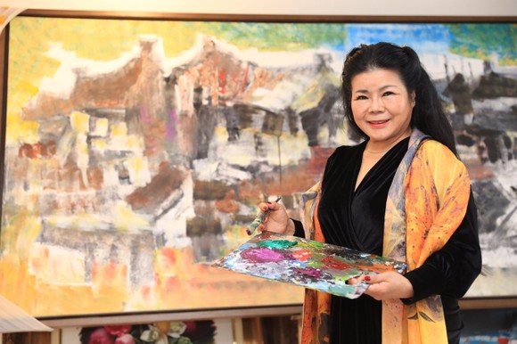 Triển lãm tranh 'Memories of home land'- 'Kỷ niệm hương quê' của họa sĩ Văn Dương Thành ảnh 2