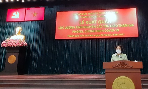 299 tình nguyện viên thuộc các tôn giáo tham gia phòng, chống dịch Covid-19 ảnh 1