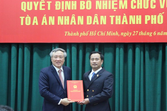 Bổ nhiệm ông Lê Thanh Phong làm Chánh án TAND TPHCM ảnh 1