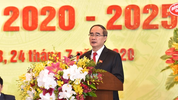 Bí thư Thành ủy TPHCM Nguyễn Thiện Nhân: Xây dựng quận 1 an toàn, văn minh, phát triển, nghĩa tình ảnh 4