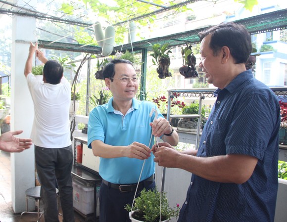 Cao điểm thi đua 200 ngày, quận 5 tổng vệ sinh, cải tạo chung cư, sửa nhà, tặng cây cho người dân ảnh 1