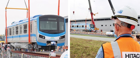 Toàn cảnh hành trình 3 toa tàu metro số 1 về TPHCM ảnh 15