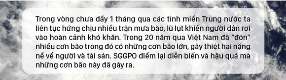 Những cơn bão lớn đổ bộ Việt Nam trong 20 năm qua ảnh 1