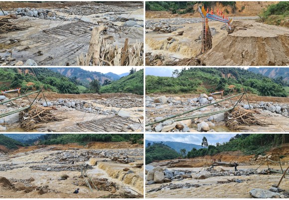 Phước Lộc tan hoang sau bão ảnh 12