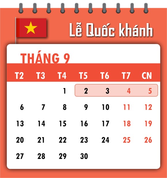 Các ngày nghỉ lễ, tết năm 2021 ảnh 6