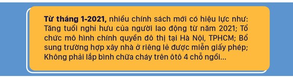 Những chính sách có hiệu lực từ tháng 1-2021 ảnh 1