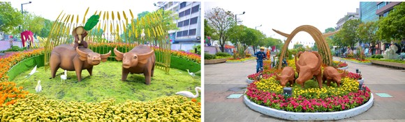 Phòng dịch Covid-19 khi tham quan Đường hoa Nguyễn Huệ ảnh 13