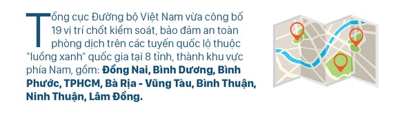 19 chốt kiểm soát phòng dịch tại khu vực phía Nam ảnh 1
