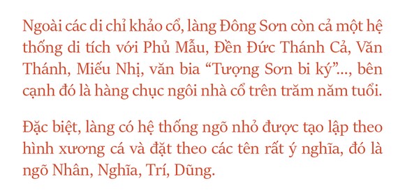Nét độc đáo làng cổ Đông Sơn ảnh 10