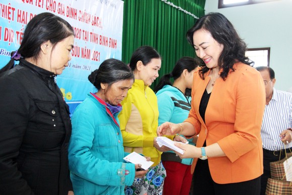 TPHCM tặng quà tết người dân Bình Định ảnh 2
