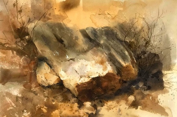 Côn Đảo thiêng liêng, sống động trong tranh màu nước ảnh 4