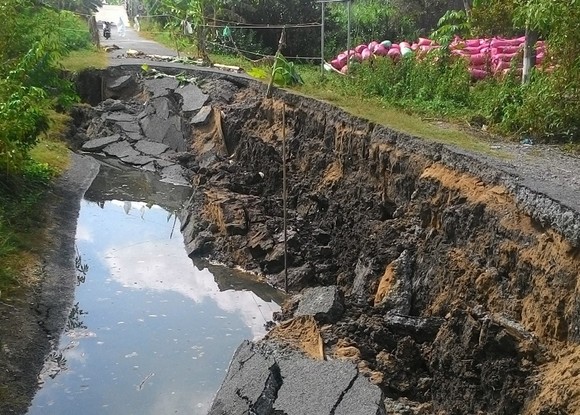 Bán đảo Cà Mau có tốc độ sụt lún cao nhất ảnh 1