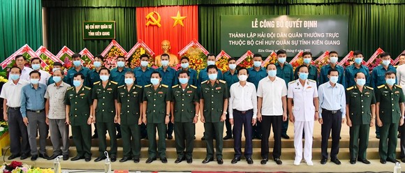 Kiên Giang thành lập Hải đội Dân quân thường trực ảnh 1