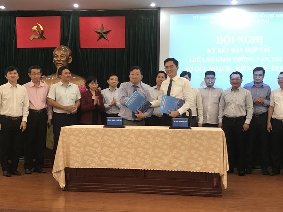 Sở Giao thông Vận tải và Sở Quy hoạch - Kiến trúc TPHCM ký kết hợp tác nhiều lĩnh vực ảnh 1