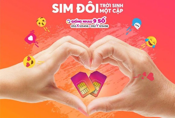 Vietnamobile tung ra SIM đôi “Trời sinh một cặp” ảnh 1