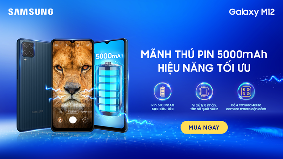 Samsung Galaxy M12 có mức giá từ 3.490.000 đồng ảnh 3
