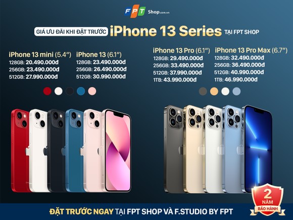 FPT Shop và F.Studio by FPT chính thức nhận đặt trước iPhone 13 Series ảnh 1