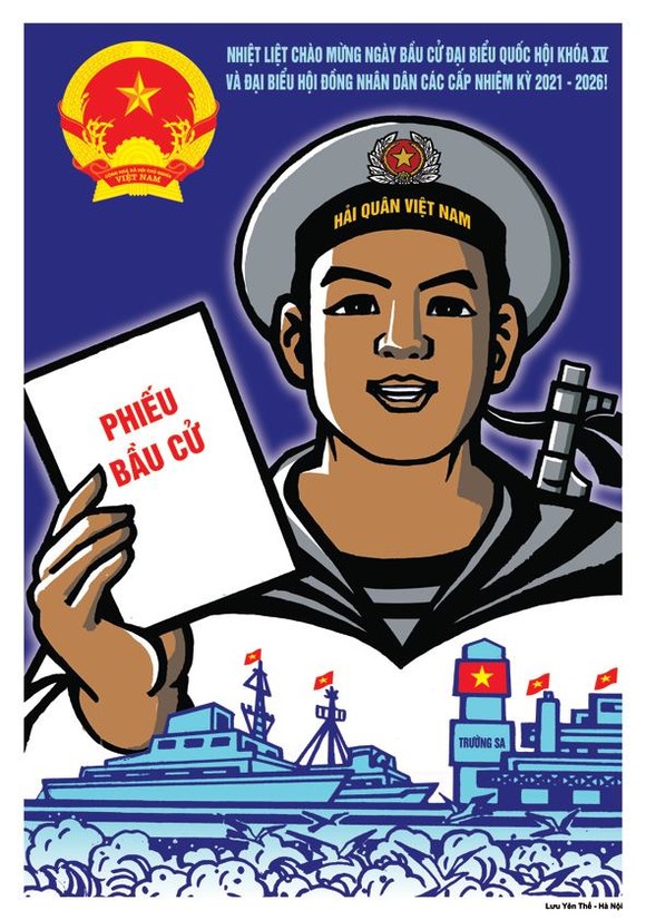 Hơn 400 tranh cổ động tuyên truyền bầu cử ảnh 5