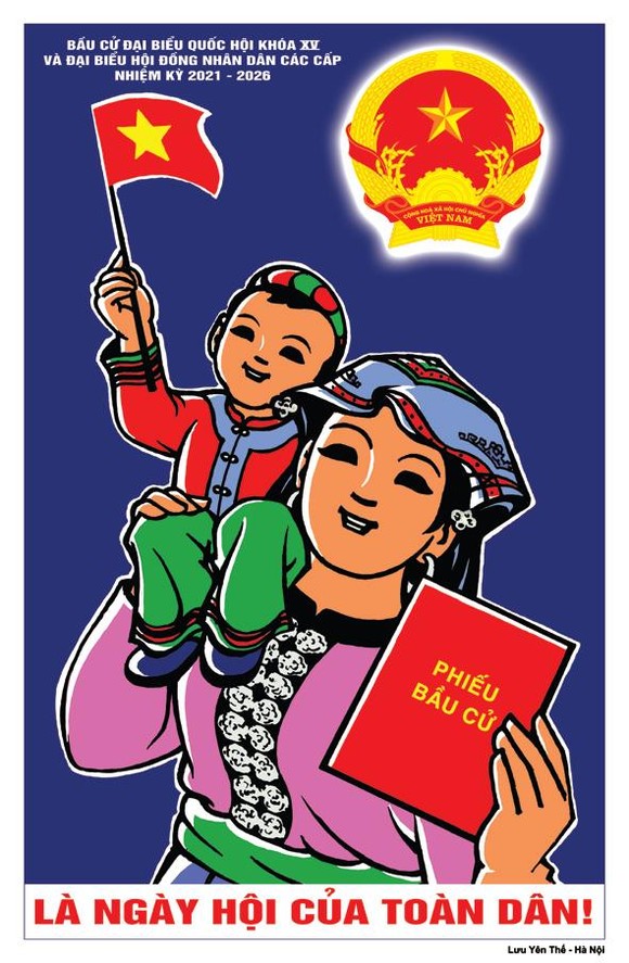 Hơn 400 tranh cổ động tuyên truyền bầu cử ảnh 2