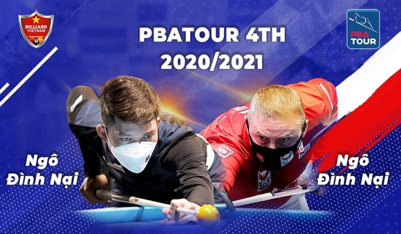 Ngô Đình Nại đánh rơi chiến thắng trước “thiên tài” Caudron ở giải Billiards PBA Tour ảnh 1
