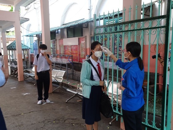TPHCM: Trường học đảm bảo an toàn cho học sinh khi trở lại trường sau thời gian nghỉ học vì dịch Covid-19 ảnh 1