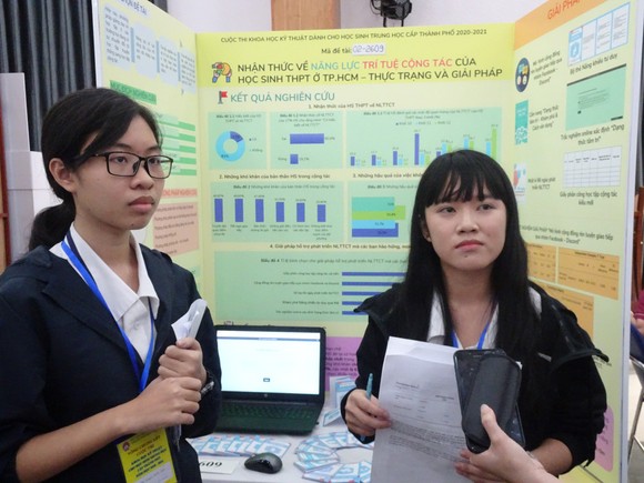 TPHCM: 50 đề tài nghiên cứu tham gia tranh tài tại cuộc thi Khoa học kỹ thuật cấp TP ảnh 1