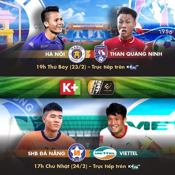 Các trận đấu của V-League 2019 sẽ có trên K+.