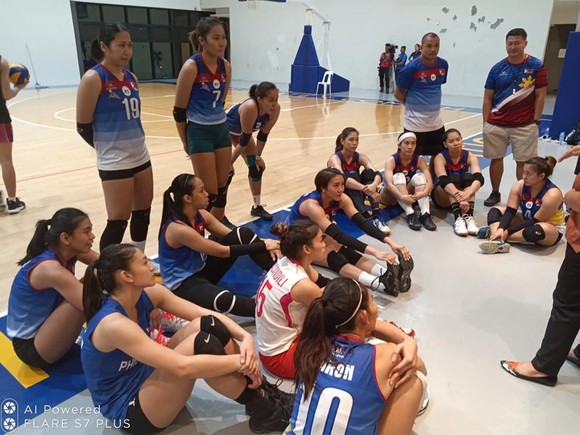 Đội tuyển Philippines tập luyện chuẩn bị cho SEA Games 30.