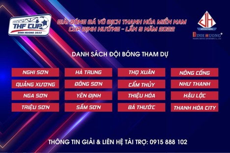 Giải Bóng đá Vô địch Thanh Hóa Miền Nam - Cup Định Hướng lần 9-2022: Hứa hẹn những ngày tranh tài sôi động ảnh 3
