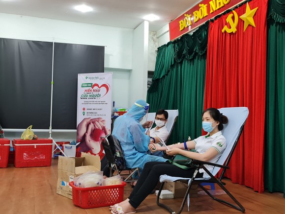 Hiến máu tình nguyện tại Bệnh viện Hoàn Mỹ Minh Hải