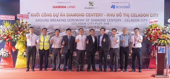Hòa Bình khởi công xây dựng khu Diamond Centery – Khu đô thị Celadon City ảnh 1
