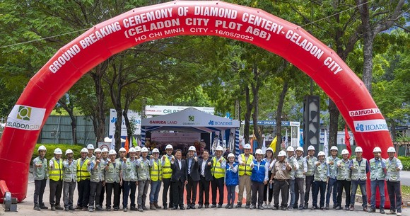 Hòa Bình khởi công xây dựng khu Diamond Centery – Khu đô thị Celadon City ảnh 2