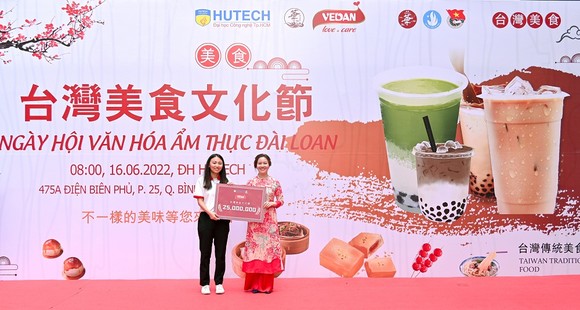Vedan Việt Nam Đồng hành cùng “Ngày hội Văn hóa Ẩm thực Đài Loan” tại trường Đại học Hutech TP.HCM ảnh 2