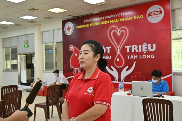 Công ty CPHH Vedan Việt Nam tổ chức Chương trình Hiến máu Nhân đạo 'Một giọt máu-Triệu tấm lòng' ảnh 2