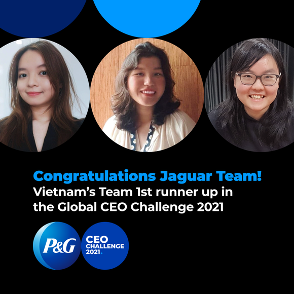 Đội Việt Nam xuất sắc giành ngôi Á Quân tại cuộc thi P&G CEO Challenge 2021 toàn cầu