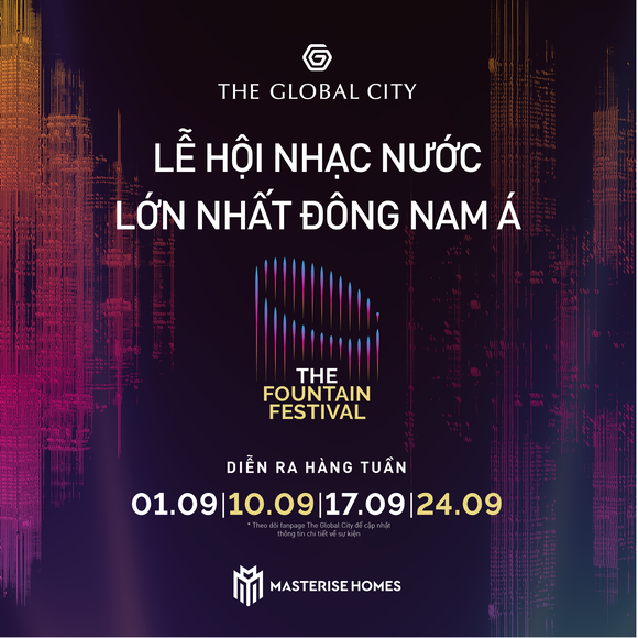 Chuỗi sự kiện Lễ hội nhạc nước lớn nhất Đông Nam Á lần đầu tiên xuất hiện tại TPHCM ảnh 1