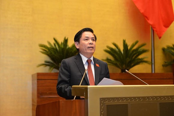 Bộ trưởng Bộ GT-VT Nguyễn Văn Thể. Ảnh: VIẾT CHUNG