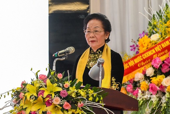 Chủ tịch Hội Khuyến học Việt Nam Nguyễn Thị Doan