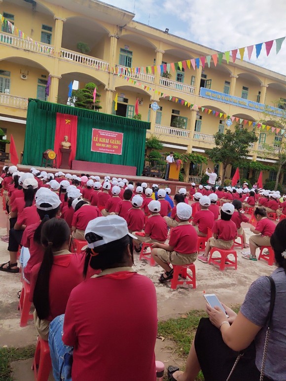 23 triệu học sinh cả nước nô nức dự khai giảng năm học 2022-2023 ảnh 20