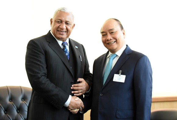 Thủ tướng Nguyễn Xuân Phúc gặp gỡ Chủ tịch Đại hội đồng và Tổng Thư ký Liên hiệp quốc ảnh 3