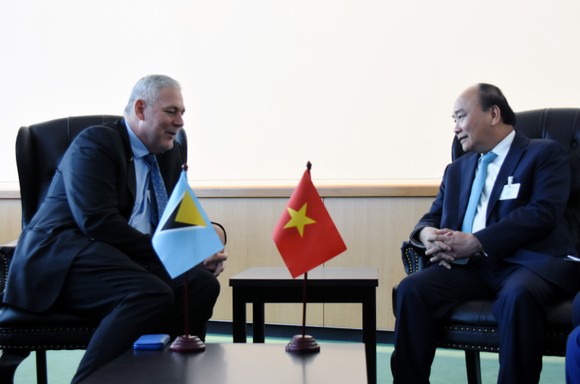 Thủ tướng Nguyễn Xuân Phúc gặp gỡ Chủ tịch Đại hội đồng và Tổng Thư ký Liên hiệp quốc ảnh 4