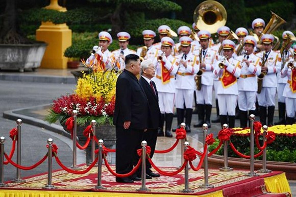 Lễ đón chính thức Chủ tịch Triều Tiên Kim Jong-un ảnh 6