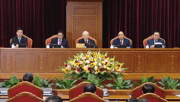 Đồng chí Nguyễn Phú Trọng được tín nhiệm bầu làm Tổng Bí thư Ban Chấp hành Trung ương Đảng khóa XIII ảnh 4