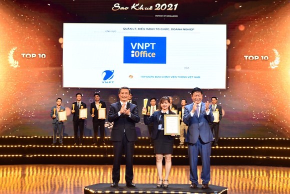 VNPT xuất sắc đoạt 16 giải thưởng Sao Khuê 2021 ảnh 1