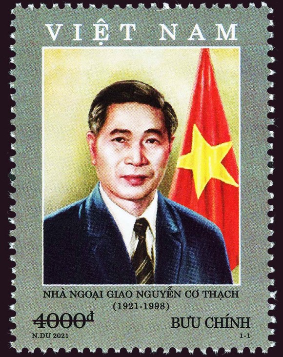 Phát hành đặc biệt bộ tem về nhà ngoại giao Nguyễn Cơ Thạch ảnh 1