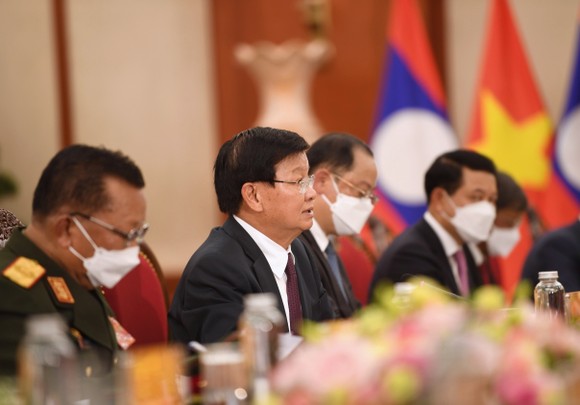 Tổng Bí thư, Chủ tịch nước Lào Thongloun Sisoulith thăm hữu nghị chính thức Việt Nam ảnh 7