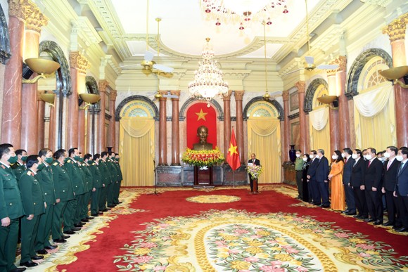 Bộ trưởng Bộ Quốc phòng Phan Văn Giang được thăng quân hàm Đại tướng ảnh 1