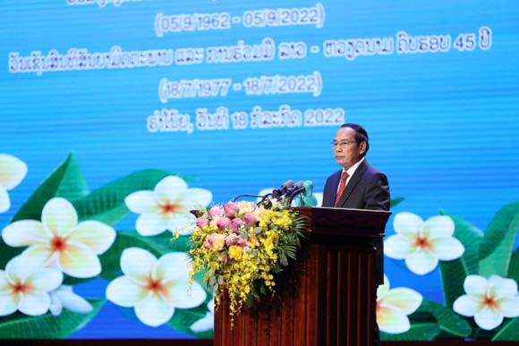 Tự hào về mối quan hệ mẫu mực, vô cùng trong sáng, hết mực thủy chung Việt Nam - Lào ảnh 7