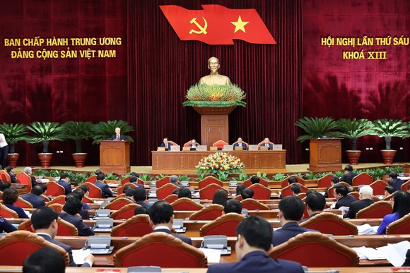 Tổng Bí thư Nguyễn Phú Trọng gợi mở 5 vấn đề lớn tại Hội nghị lần thứ 6 Ban Chấp hành Trung ương Đảng, khóa XIII ảnh 6