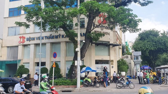 Bệnh viện Thẩm mỹ Kangnam,ở phường 9, quận 3, TPHCM. Ảnh: THÀNH SƠN